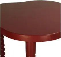 Kersten bijzettafel hout klassiek 57x35cm rood  - afbeelding 2