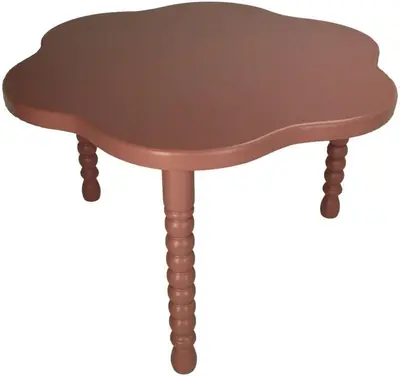 Kersten bijzettafel hout klassiek 57x35cm roze  - afbeelding 1