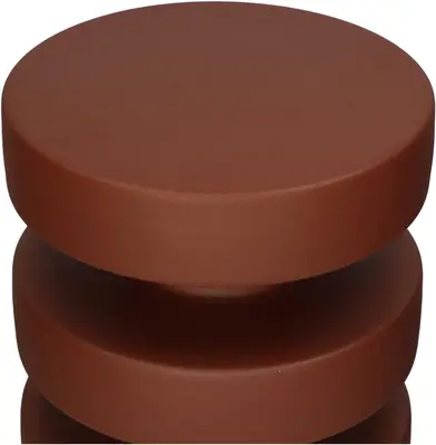 Kersten bijzettafel metaal rond 25.5x37cm terra  - afbeelding 2