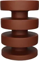Kersten bijzettafel metaal rond 25.5x37cm terra  - afbeelding 5