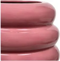 Kersten bloempot deco keramiek 28x58cm roze - afbeelding 3