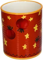 Kersten bloempot tomaat steen 13.5x16cm multi - afbeelding 2