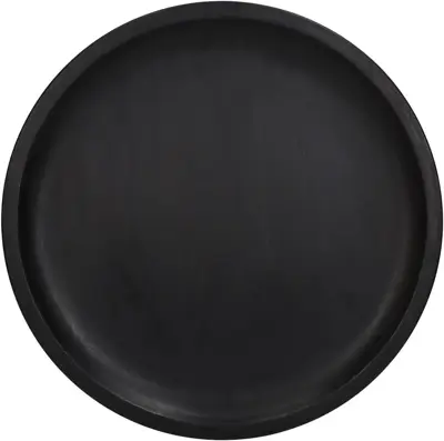 Kersten decoratiebord hout rond 30.5x2.5cm zwart - afbeelding 4