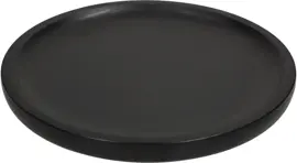 Kersten decoratiebord hout rond 30.5x2.5cm zwart - afbeelding 1