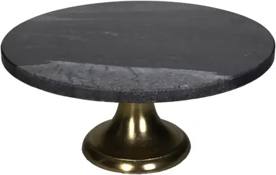 Kersten decoratiebord marmer plateau 29x13.5cm zwart