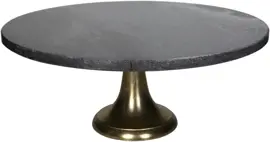 Kersten decoratiebord marmer plateau 36.5x15cm zwart