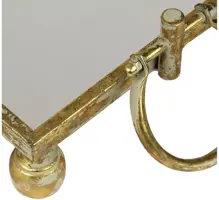 Kersten dienblad metaal spiegel 93x26x11cm goud - afbeelding 3