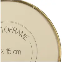 Kersten fotolijst metaal deco 15x15x1.5cm goud - afbeelding 3