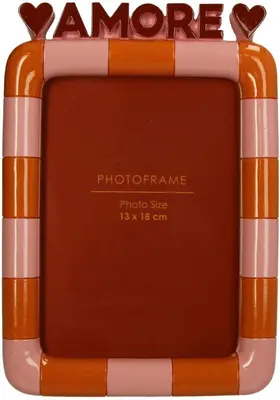 Kersten fotolijst polystone amore 16x2.5x23cm rood, roze - afbeelding 1