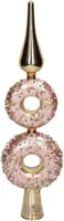 Kersten, HD Collection piek glas donut 33cm roze - afbeelding 1