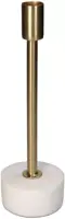 Kersten kandelaar marmer rond 7.5x24.5cm goud - afbeelding 1