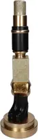 Kersten kandelaar polyresin cosmetica 12x39cm goud - afbeelding 3