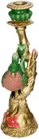 Kersten kandelaar polyresin vogel 10x9.5x33.5cm groen - afbeelding 2