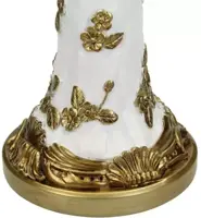 Kersten kandelaar polyresin vogel 14x14x35.5cm goud - afbeelding 5
