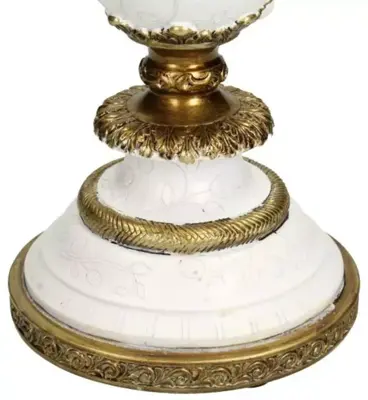 Kersten kandelaar polyresin vogel 15x13x39.5cm goud - afbeelding 5