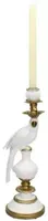 Kersten kandelaar polyresin vogel 15x13x39.5cm goud - afbeelding 3