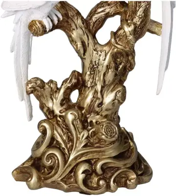 Kersten kandelaar polyresin vogel 23x12.5x37.5cm goud - afbeelding 5