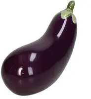 Kersten ornament aardewerk aubergine 16x6.5x7.5cm aubergine - afbeelding 2