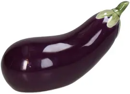 Kersten ornament aardewerk aubergine 16x6.5x7.5cm aubergine - afbeelding 1