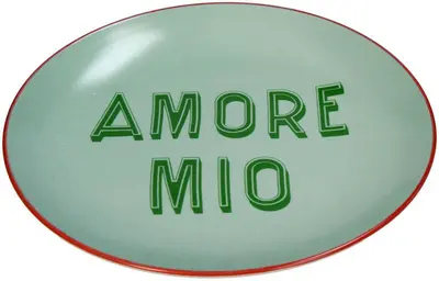 Kersten schaal aardewerk amore mio 20.5x2.5cm munt