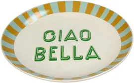 Kersten schaal aardewerk ciao bella 25x3.5cm wit kopen?