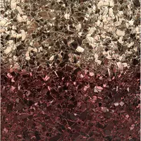Kersten theelichthouder glas crackle 27x27cm burgundy - afbeelding 3