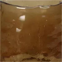 Kersten theelichthouder glas rond 11x9.5cm bruin - afbeelding 3