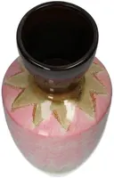 Kersten vaas aardewerk landelijk 22.5x50cm roze - afbeelding 4