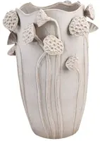 Kersten vaas aardewerk lotus 27.5x25.5x35cm wit kopen?