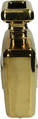 Kersten vaas aardewerk parfumfles 19.5x8.5x29.5cm goud - afbeelding 2