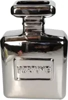 Kersten vaas aardewerk parfumfles 19.5x8.5x29.5cm zilver kopen?