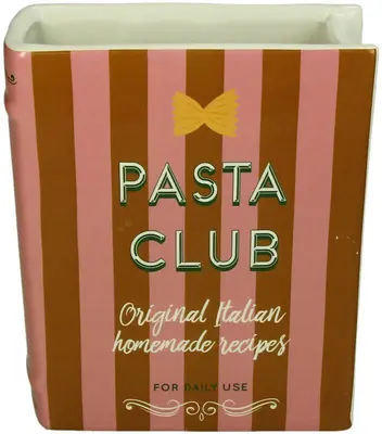 Kersten vaas aardewerk pasta club 16x6.3x20cm multi - afbeelding 2