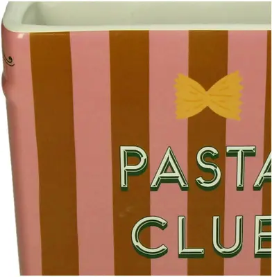 Kersten vaas aardewerk pasta club 16x6.3x20cm multi - afbeelding 3