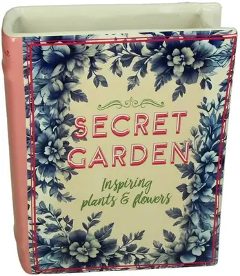Kersten vaas aardewerk secret garden 16x6.3x20cm multi - afbeelding 2