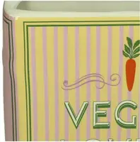 Kersten vaas aardewerk vegan lovers 14.5x5.5x18cm multi - afbeelding 3