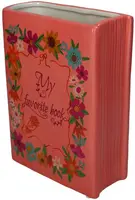 Kersten vaas dolomiet boek 16.5x7.5x21.5cm multi - afbeelding 2