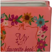 Kersten vaas dolomiet boek 16.5x7.5x21.5cm multi - afbeelding 3