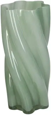 Kersten vaas glas pistachio 13x29cm groen
