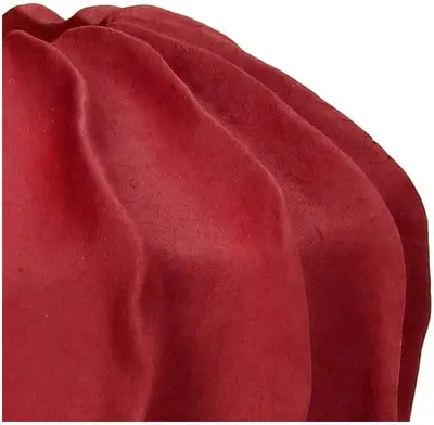 Kersten vaas polyresin deco 22.5x19.5cm rood - afbeelding 3