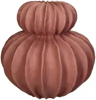 Kersten vaas polyresin deco 30x30cm roze - afbeelding 1