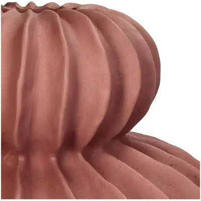 Kersten vaas polyresin deco 30x30cm roze - afbeelding 3