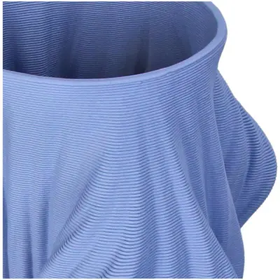 Kersten vaas porselein deco 18x29cm blauw - afbeelding 2