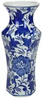 Kersten vaas porselein dutch delight 10x21cm blauw - afbeelding 1