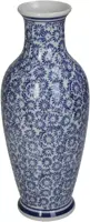 Kersten vaas porselein dutch delight 10x26cm blauw kopen?