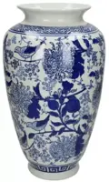 Kersten vaas porselein dutch delight 18x36cm blauw kopen?