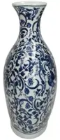 Kersten vaas porselein dutch delight 25x9x30.5cm blauw - afbeelding 2