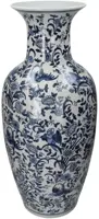 Kersten vaas porselein dutch delight 26.5x63cm blauw kopen?