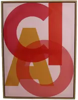 Kersten wanddecoratie papier ciao 60x3.8cm multi - afbeelding 1