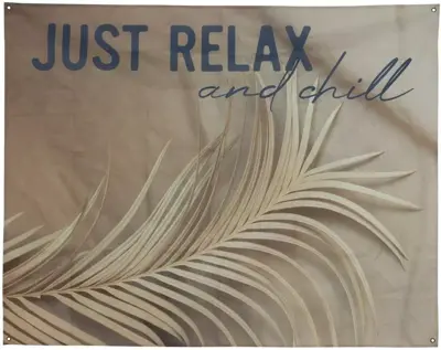 Kersten wanddoek buiten polyester just relax 156x122cm zand