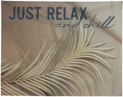 Kersten wanddoek buiten polyester just relax 156x122cm zand